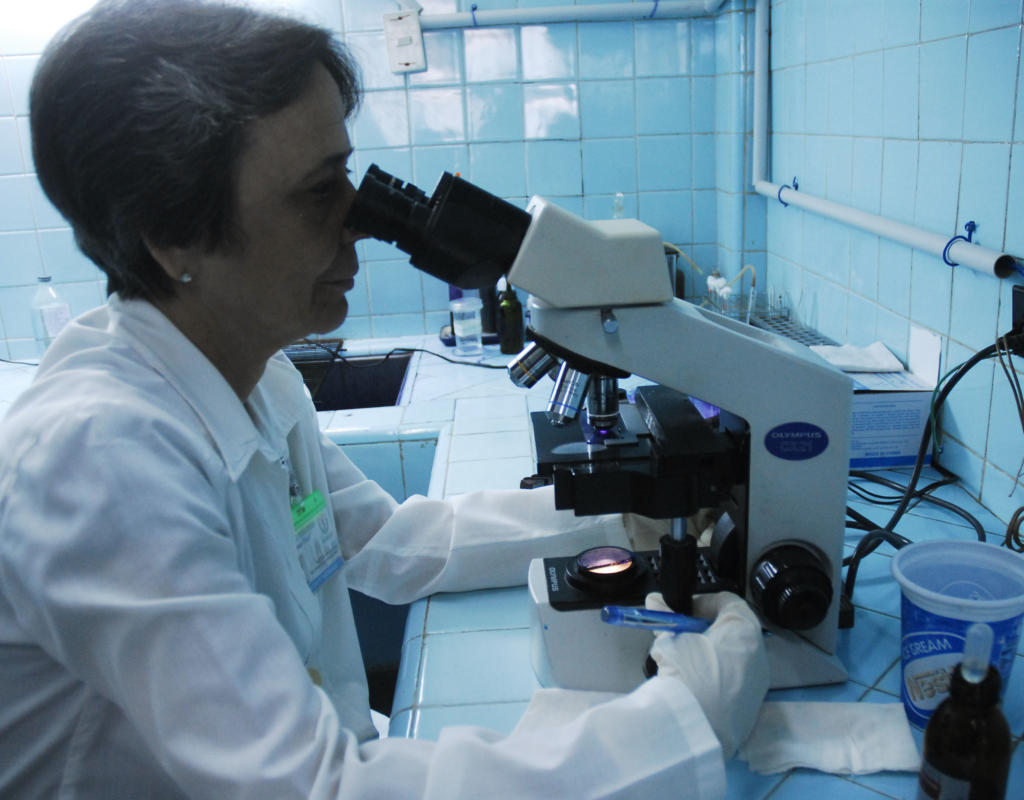 Laboratorio del Hospital pediátrico Leonor Pérez. Foto: Agustín Borrego Torres