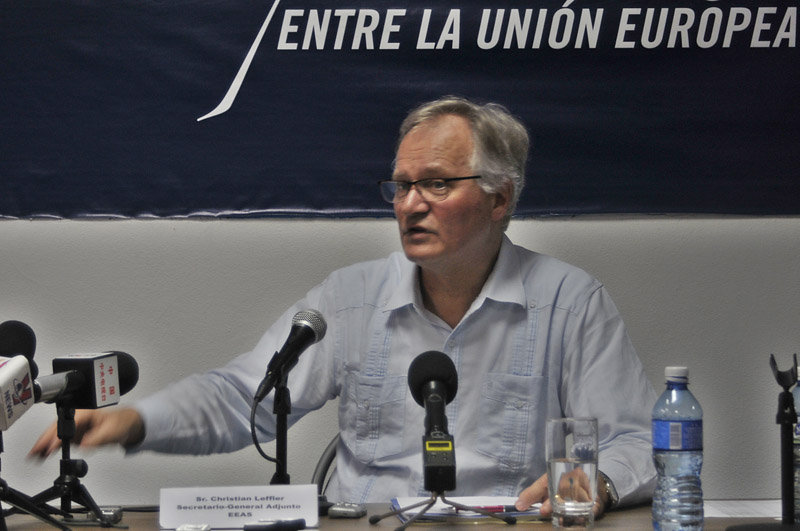 Christian Leffler, secretario general adjunto del Servicio de Acción Exterior (EEAS, por sus siglas en inglés). Foto: José Raúl Rodríguez Robleda