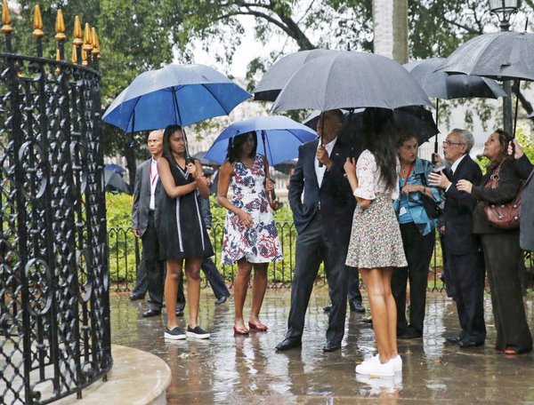 Obama en la Habana Vieja