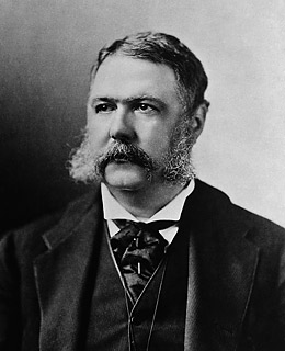 Presidente Chester Arthur. Mandato presidencial 19 de septiembre de 1881 al 4 de marzo de 1885.