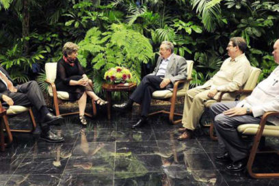 Recibió Raúl a la Secretaria Ejecutiva de la Comisión Económica para América Latina y el Caribe (CEPAL)