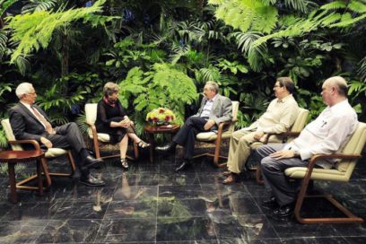 Raúl receives the Executive Secretary of the Economic Commission for Latin America and the Caribbean