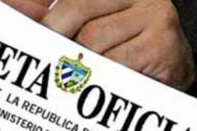 Publica la Gaceta Oficial modificaciones de la Resolución 17
