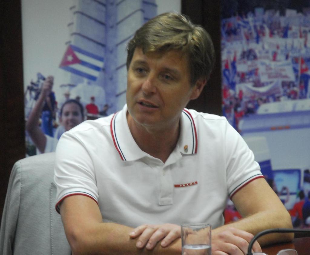 Harald Bauer, presidente de la CSIT, asegura que el movimiento que lidera se universaliza poco a poco. Foto: Agustín Borrego.