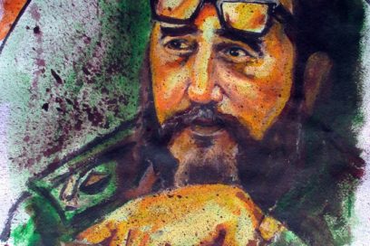 Rogelio, el Guajiro, pinta a Fidel