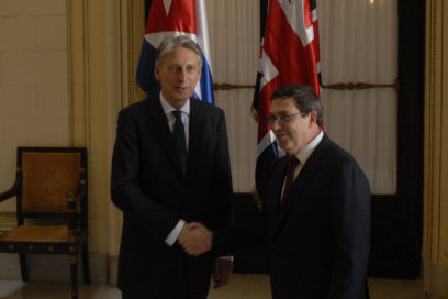 Recibe Canciller cubano a Secretario de Estado para Asuntos Exteriores británico