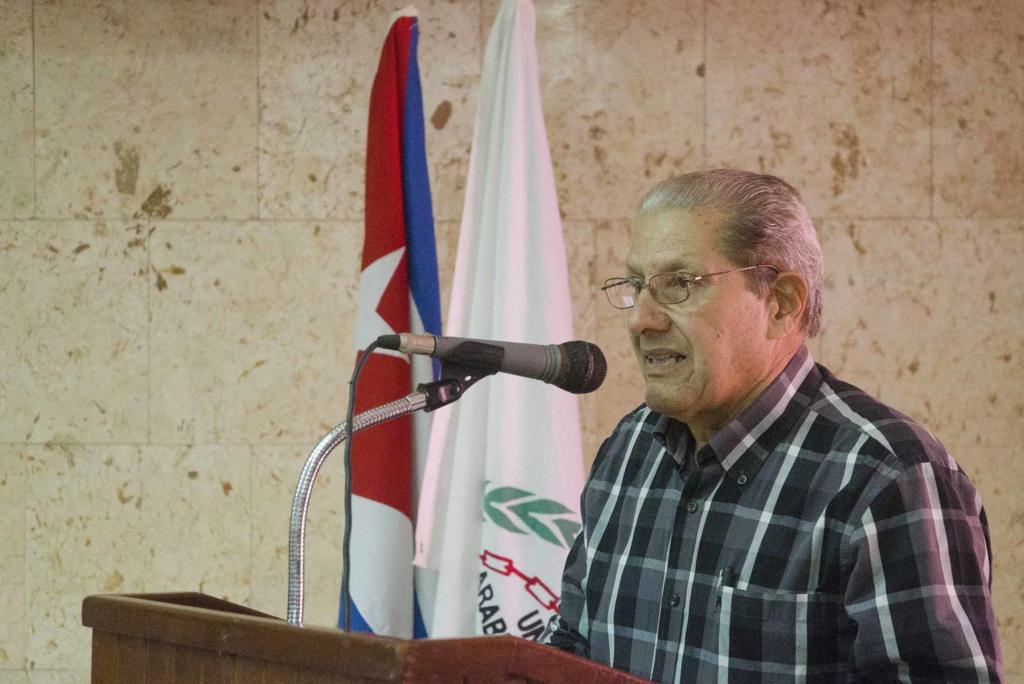 Alfredo Deriche, presidente de la Unión Árabe de Cuba. Fotos: Yander Zamora