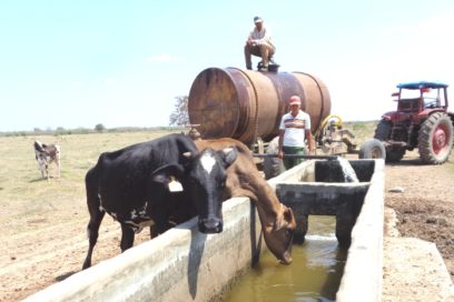 Con el agua al cuello por la sequía