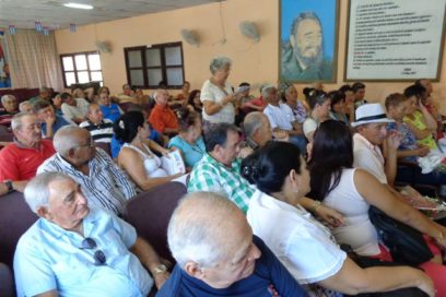 Holguín: Fructífero intercambio entre veteranos y actuales dirigentes sindicales