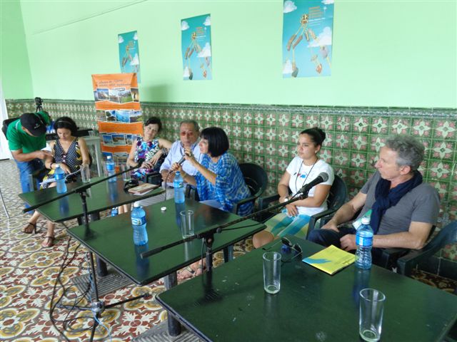 En el foro sobre programación, distribución y exhibicio intervieron especialistas de diferentes países. Foto de Manuel Valdés.