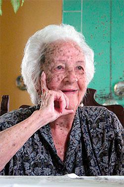 Esther Montes de Oca, madre de los Hermanos Saíz