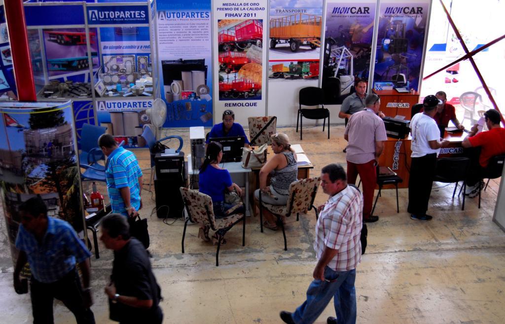 El pabellón del recinto ferial ExpoCuba dedicado a la actividad de la sideromecánica fue el espacio en que Gesime presentó sus productos. Foto: Heriberto González