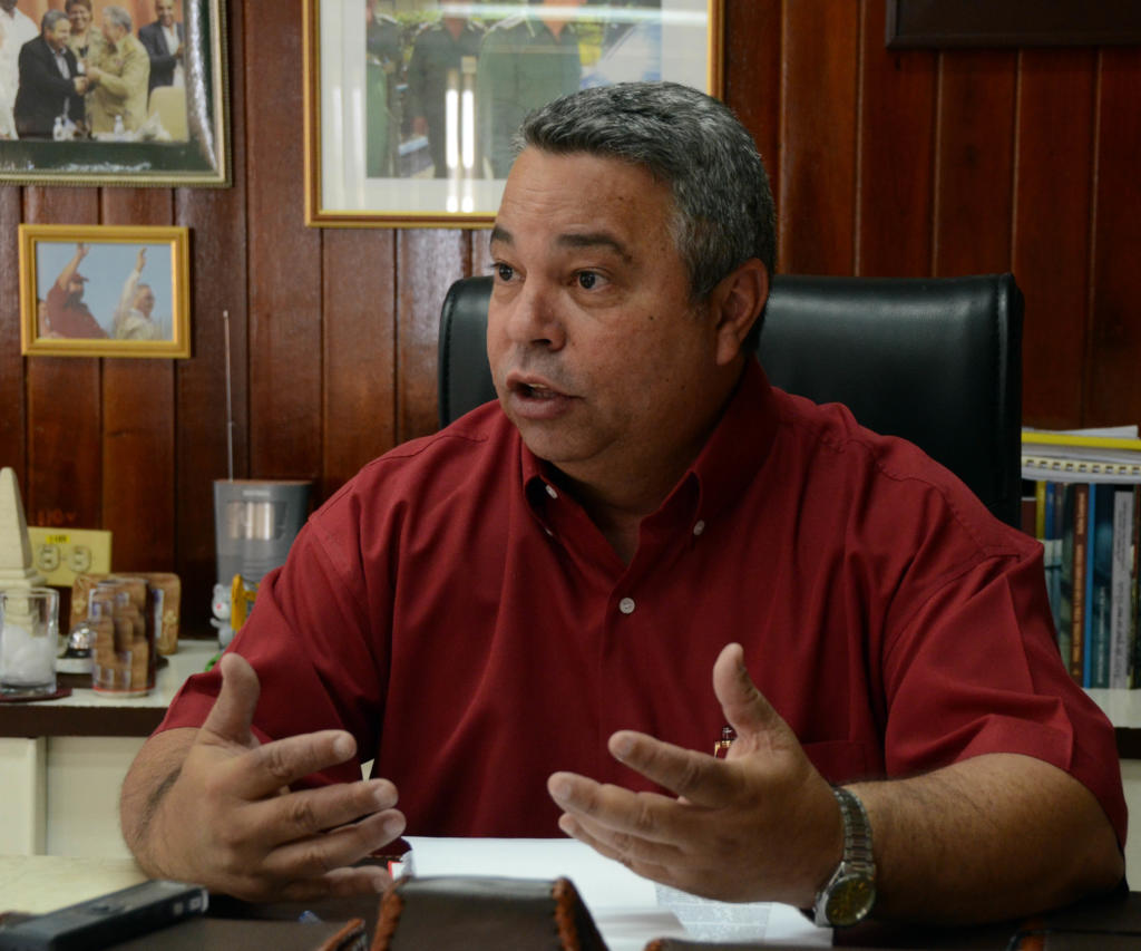 Ulises Guilarte De Nacimiento, miembro del Buró Político y secretario general de la Central de Trabajadores de Cuba (CTC). Foto: Joaquín Hernández