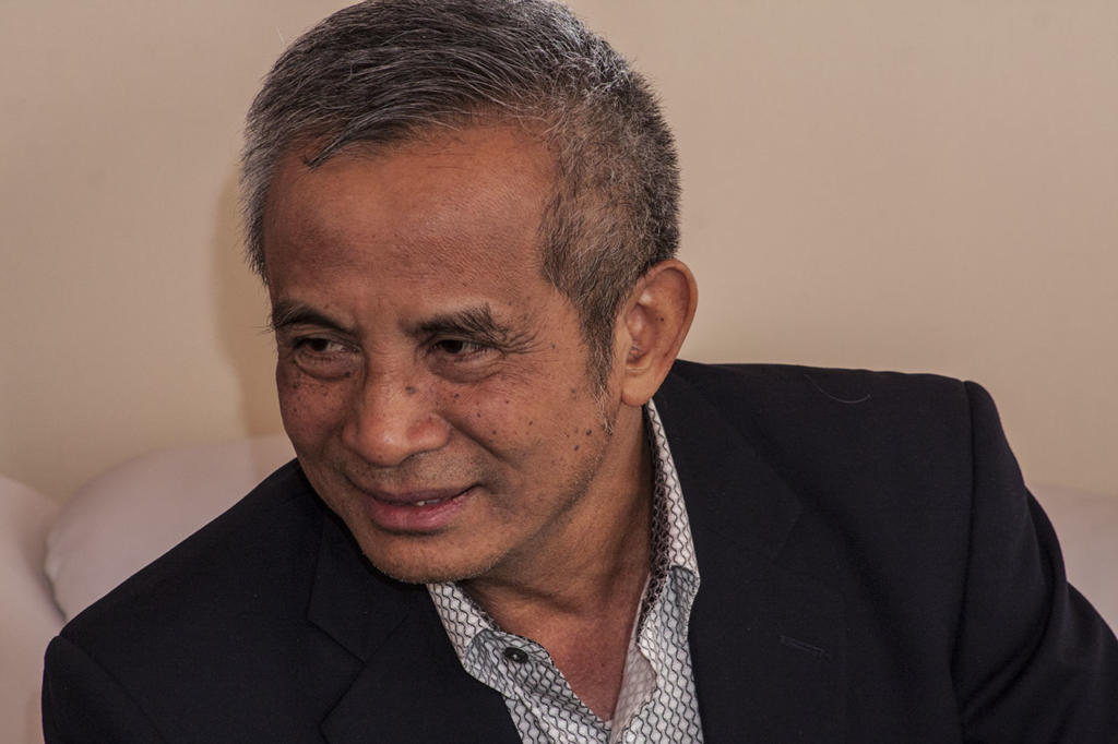 Dang Ngoc Tung, quien encabeza una delegación de la Confederación General del Trabajo de Vietnam (VGCL) que arribó a la isla en la noche de sábado. Foto: René Massola