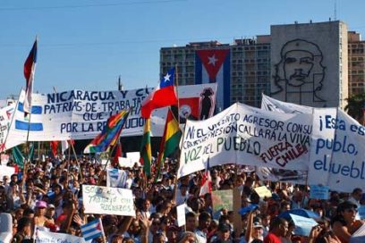 Respaldo mundial a Cuba el Primero Mayo