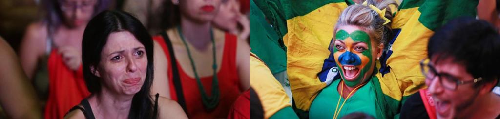 los dos bandos en Brasil