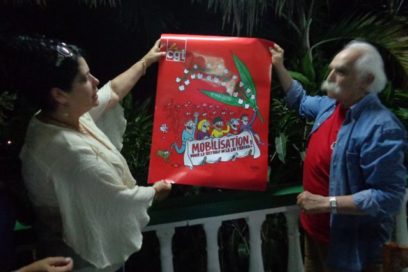 Visitan Villa Clara sindicalistas franceses