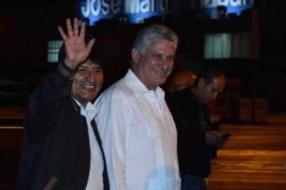 President Evo Morales Arrives in Cuba for Official Visit