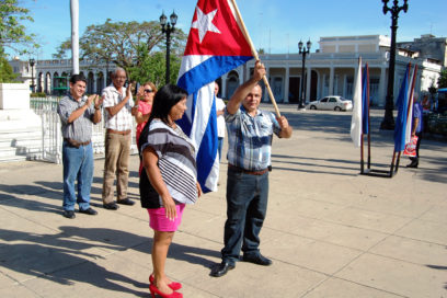 Abanderan delegaciones a la conferencia del Sindicato del Comercio, la Gastronomía y los Servicios
