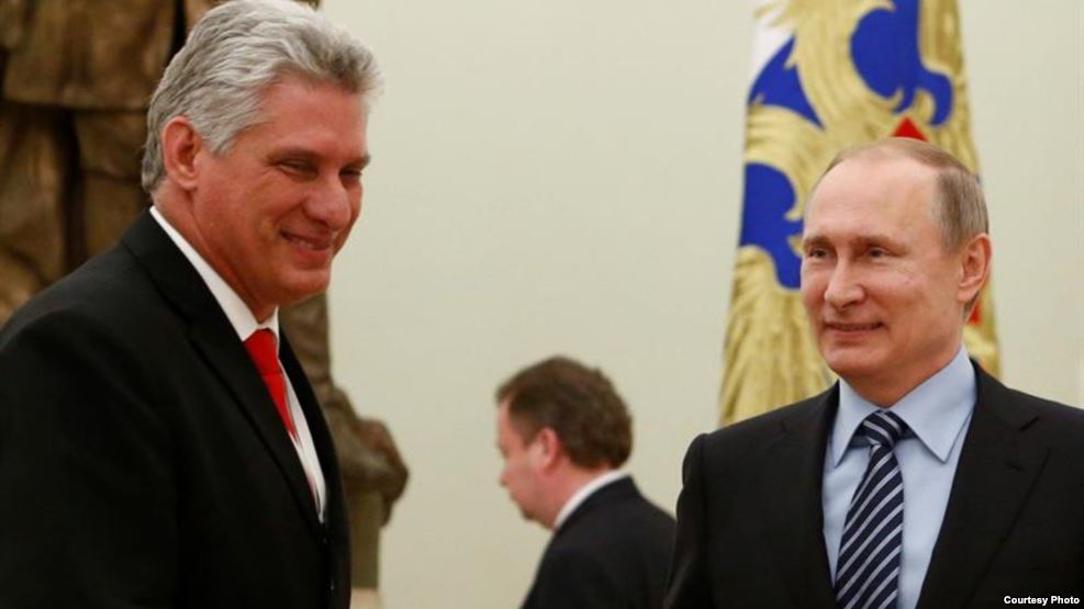 Díaz Canel Vladimir Putin Cuba Rusia mayo 2016