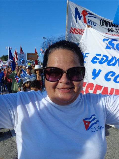 Dalia Rodríguez, torrefactora de Café Holguín.