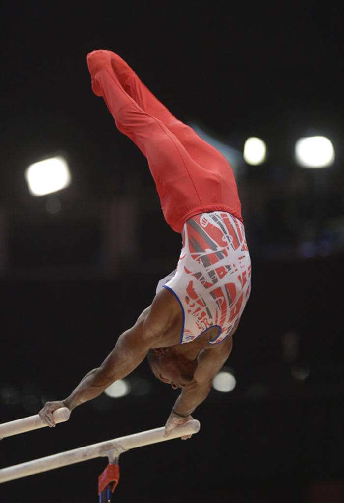 Manrique durante el Mundial de Glasgow 2015.