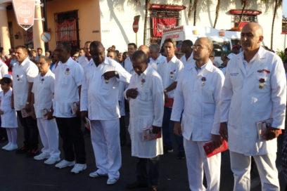 Cooperantes solidarios con damnificados