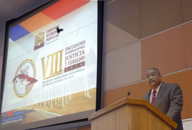 Rubén Remigio Ferro, presidente del Tribunal Supremo Popular. Foto: Agustín Borrego Torres