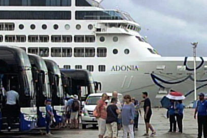 Cienfuegos: El crucero Adonia entró, atracó y partió