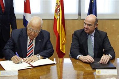 Cuba y España regularizan sus relaciones económicas y financieras