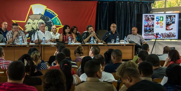 Tercer Pleno del Comité Nacional de la UJC, en el Centro de Convenciones de la CTC Lázaro Peña, en La Habana, el 10 de junio de 2016. ACN FOTO/Marcelino VAZQUEZ HERNANDEZ/sdl