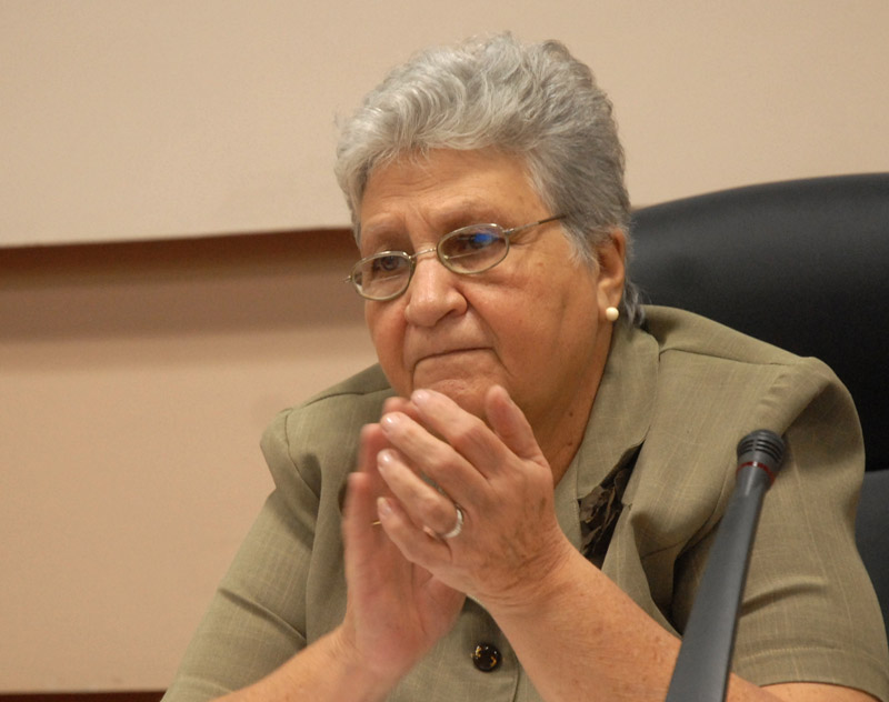 Isabel Allende, rectora del Instituto Superior de Relaciones Internacionales. Foto: Agustín Borrego Torres