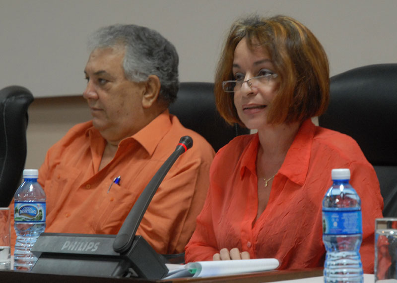 Rosario Pentón, miembro del Comité Central del Partido y rectora de la Escuela Superior del Partido Ñico López. Foto: Agustín Borrego Torres