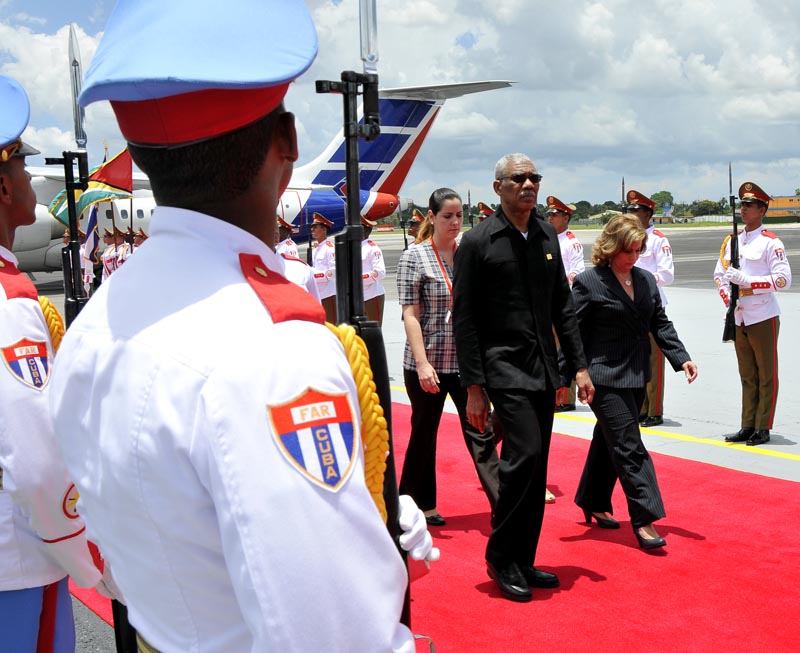 Presidente de Guyana. Foto: José Rodríguez Robleda