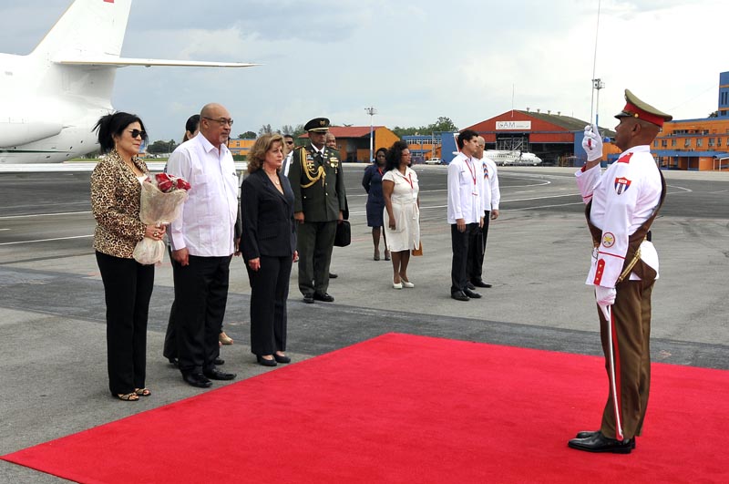 Presidente de Suriname Sr Desiré Delano. Foto: José Rodríguez Robleda