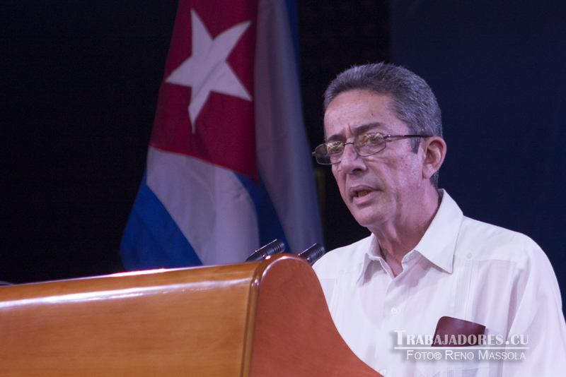Director de Política Comercial para América Latina y el Caribe del Ministerio de Comercio Exterior y la Inversión Extranjera de Cuba Jose Chaple. Foto: René Massola