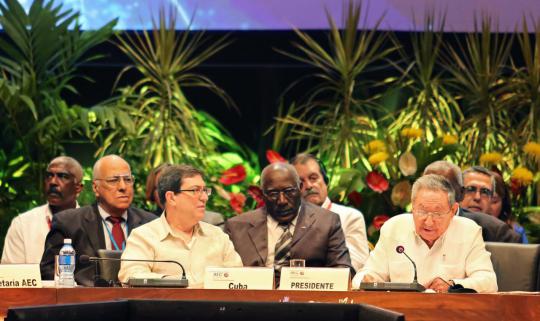 Raul Castro en Sociedad de Estados del Caribe