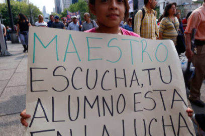 Reprimen a maestros en Oaxaca