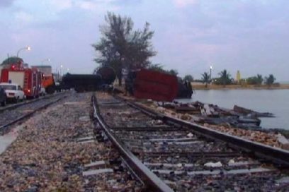 Evitan daños al entorno de Matanzas tras descarrilamiento ferroviario
