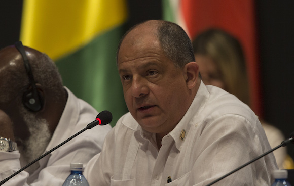 El presidente de Costa Rica Luis Guillermo Solís. Foto: Ismael Francisco/ Cubadebate