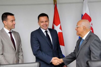 Recibe Cabrisas al Ministro de Finanzas de la República Eslovaca