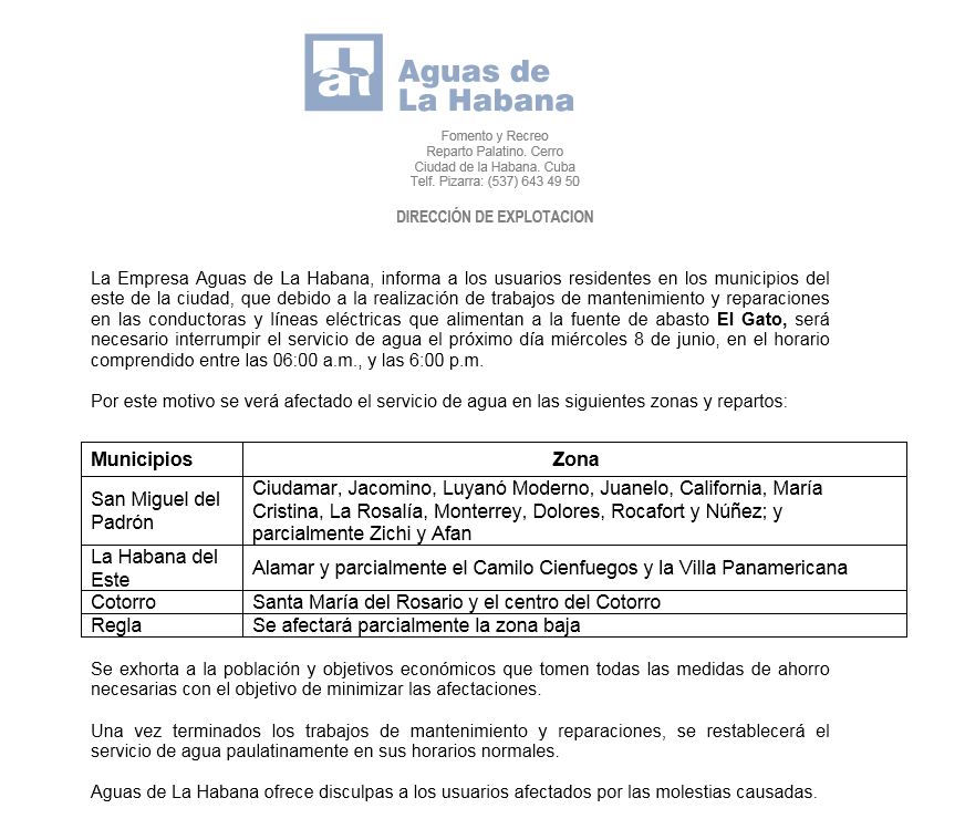nota informativa AH