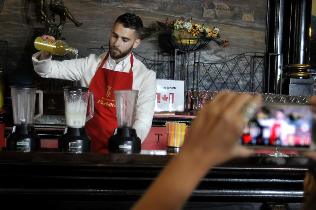 El representante de la bandera del trébol. Foto: José Raúl Rodríguez Robleda