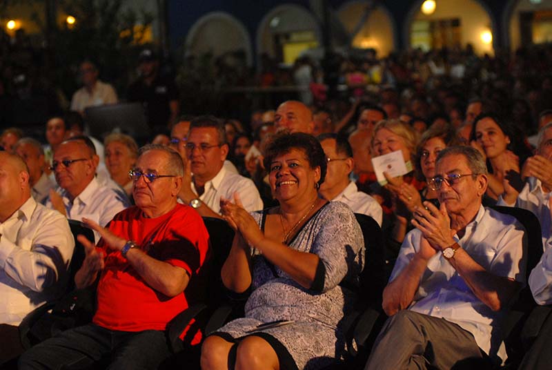 Durante la gala, efectuada en el Parque Serafín Sánchez, de Sancti Spíritus. Foto: Agustín Borrego Torres