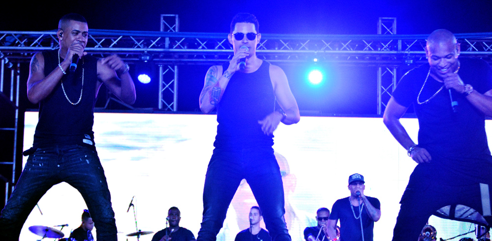 Leoni Torres compartió el escenario con Gente de Zona. Foto: Ramón Barreras