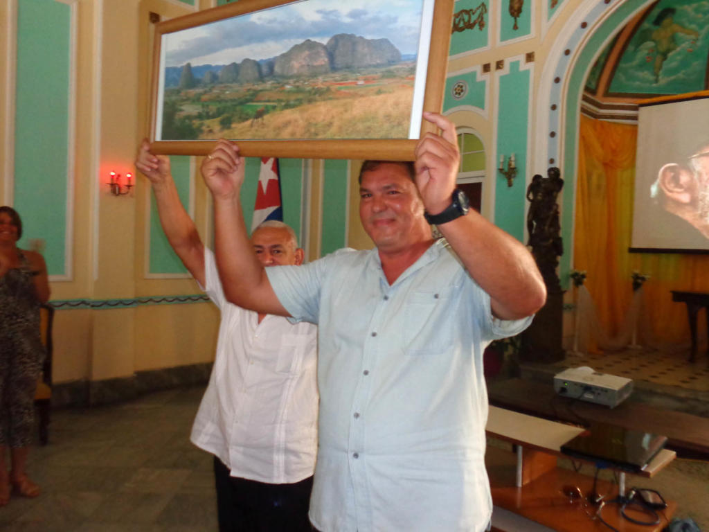Ramón Labañino en encuentro con economistas pinareños. Fotos del Autor