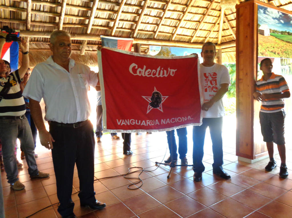 Entrega de la condición de Vanguardia Nacional al Parador las Barrigonas. Foto: Eduardo González Martínez