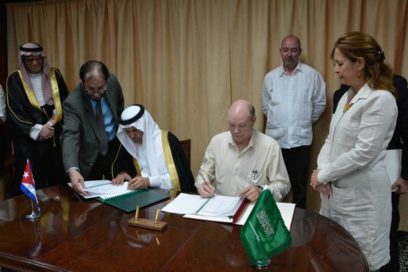 Cuba y Arabia Saudita firman importantes acuerdos en materia de recursos hidráulicos