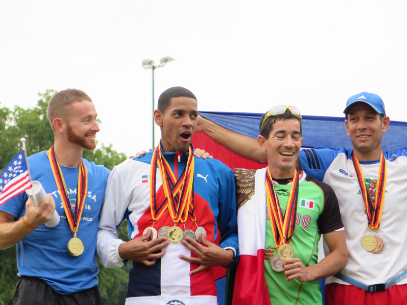 La posta de América, titular en 4x400 y plateada en el 4x100.