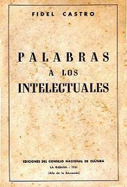Primera reproducción impresa a modo de libro de Palabras a los intelectuales, publicado en 1961 por Ediciones del Consejo Nacional de Cultura. Foto: Archivo